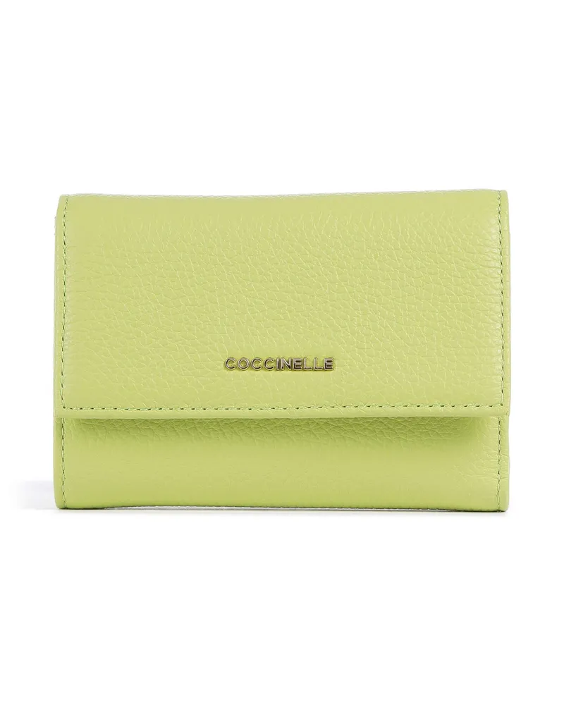 Coccinelle Geldbörse Metallic Soft RFID in gelb Gelb