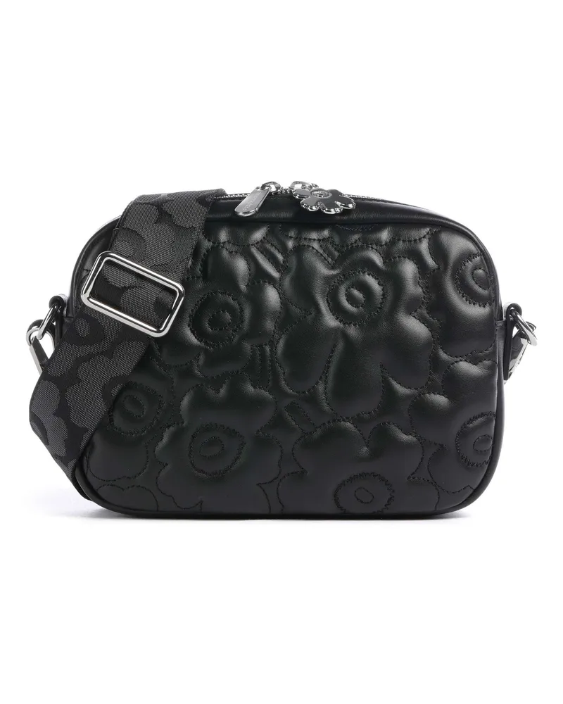 Marimekko Umhängetasche Unikko Gratha in schwarz Schwarz