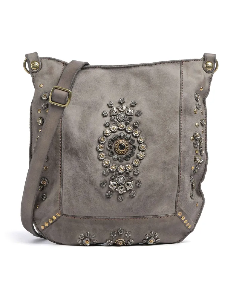 Campomaggi Umhängetasche in grau Grau