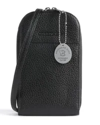 Mandarina Duck Mellow Leather Handytasche schwarz Schwarz