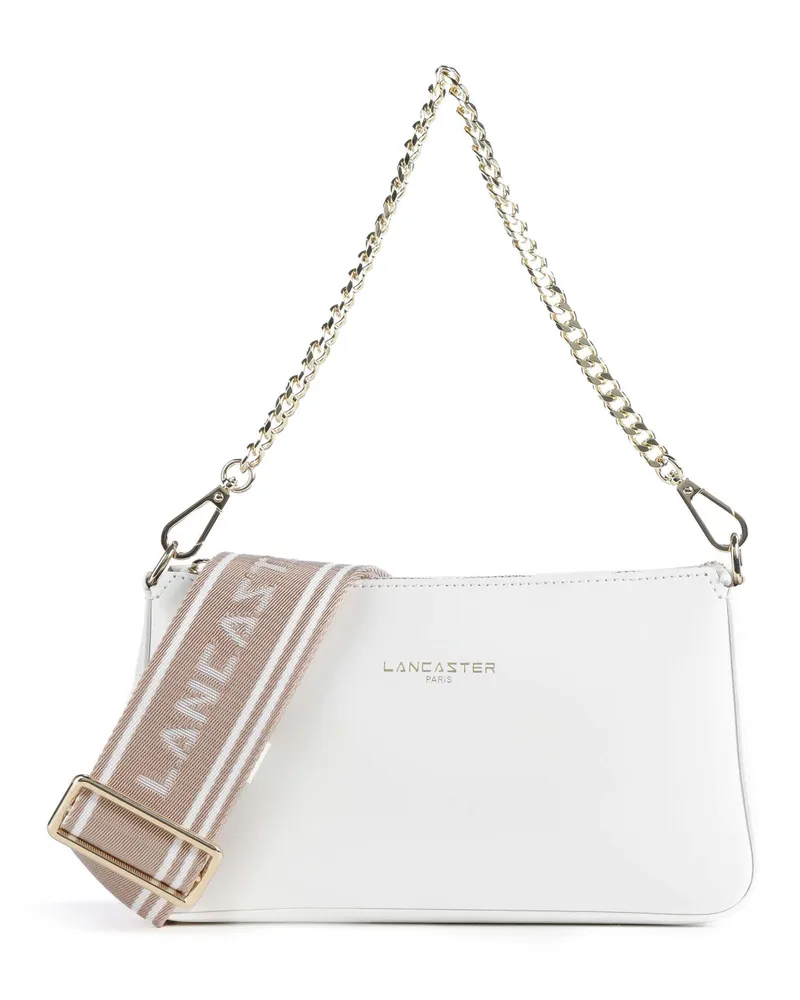 Lancaster Schultertasche Even in weiß Weiß