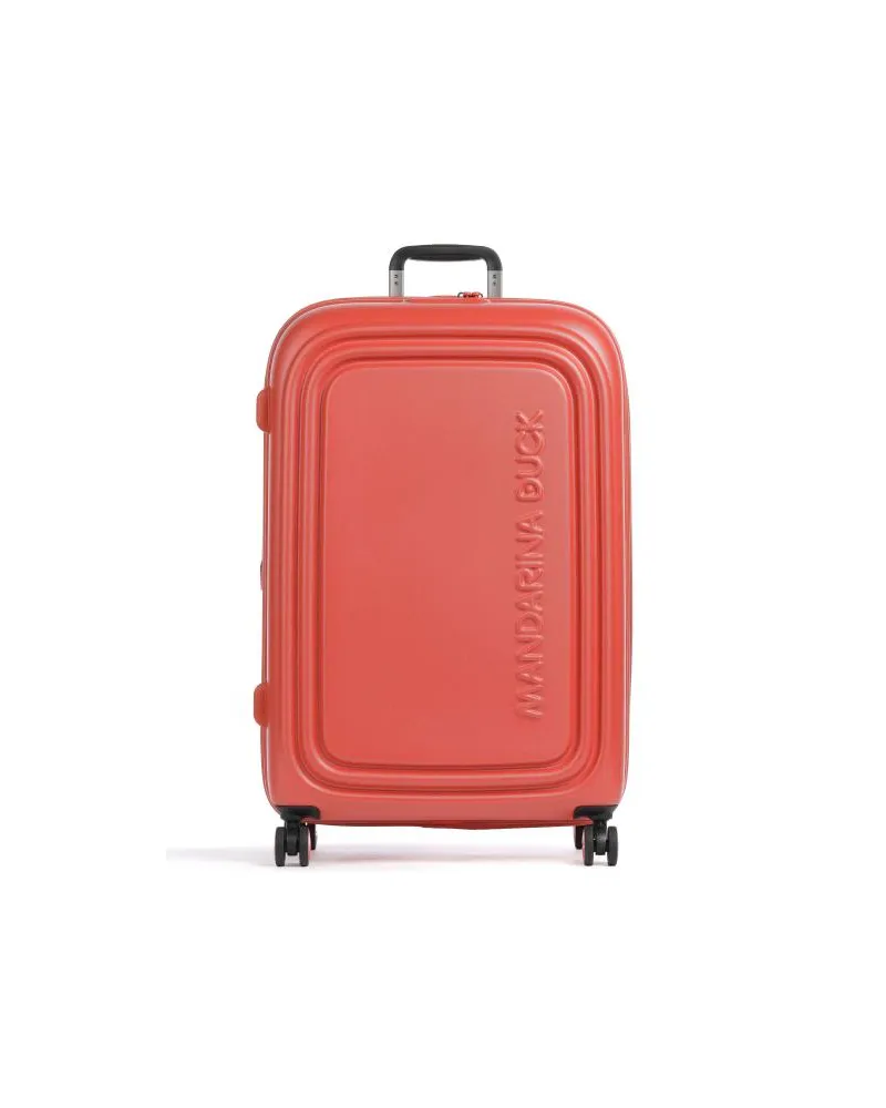 Mandarina Duck Logoduck+ 4-Rollen Trolley hellrot Rot