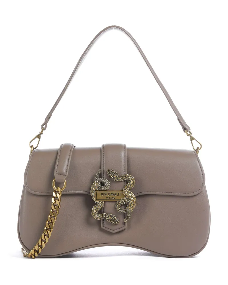 Just Cavalli Schultertasche Iconic Snakes in grau Grau