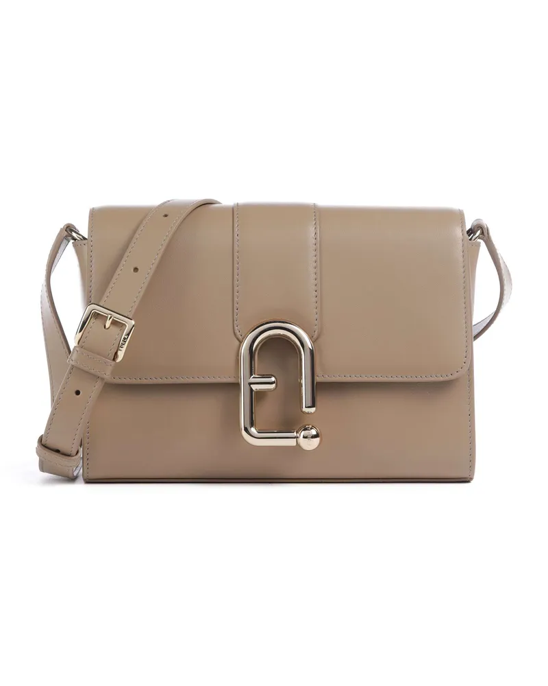 Furla Umhängetasche Nuvola S in grau Grau