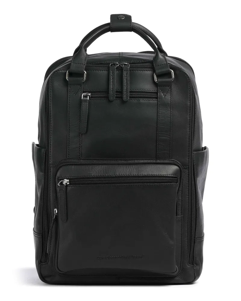 The Chesterfield Brand Rucksack Wax Pull Up Cow Calden in schwarz Schwarz