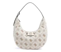 Beuteltasche Neda 4G Peony Logo in elfenbein