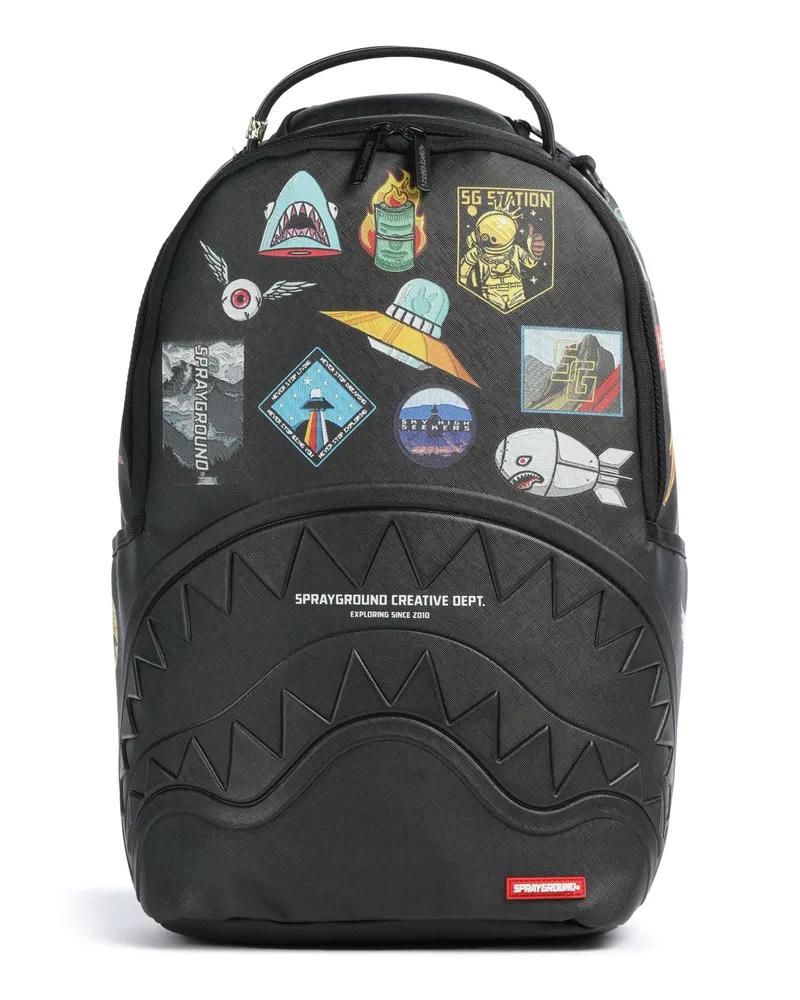 Sprayground Rucksack Cargo Patches in schwarz Schwarz