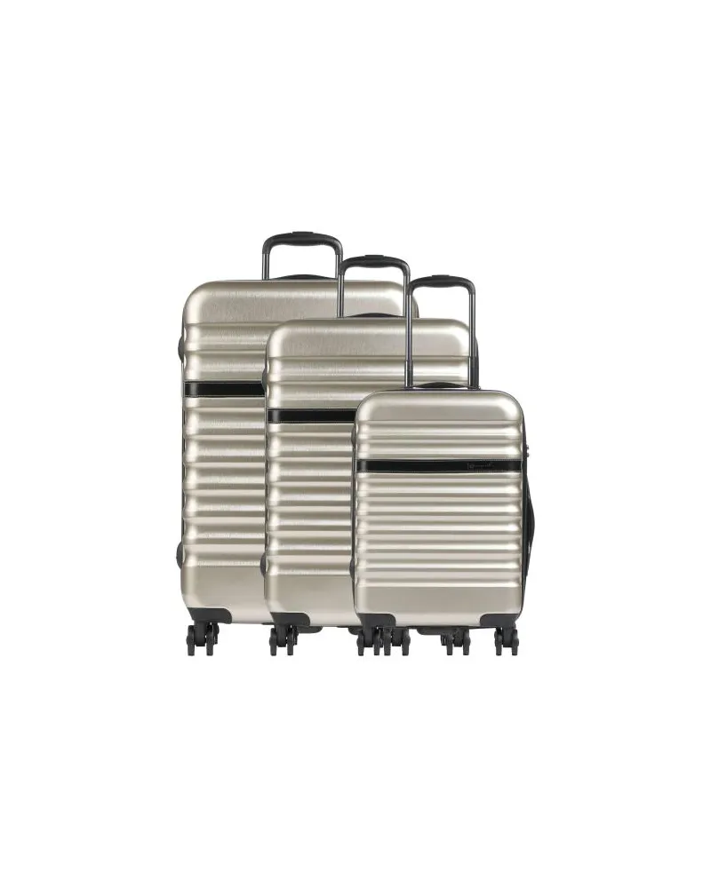 Bugatti Corium 4-Rollen Trolley Set gold Gold