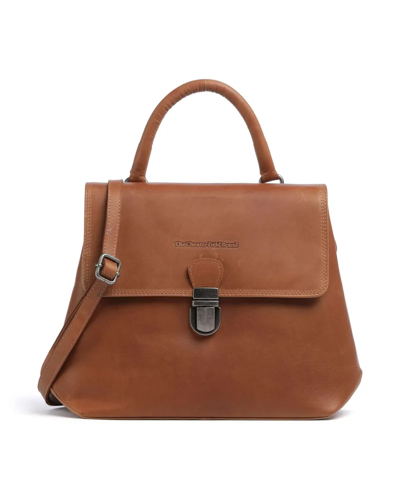 The Chesterfield Brand Handtasche Wax Pull Up Cow Angera in braun Braun