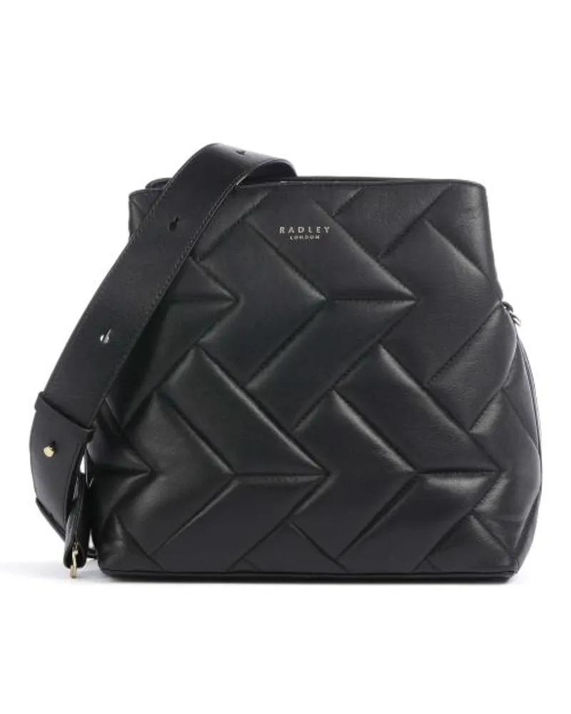 Radley London Dukes Place Croc Umhängetasche schwarz Schwarz