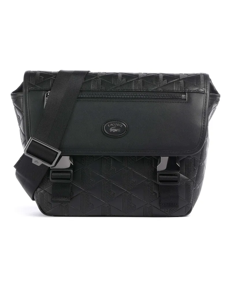 Lacoste Kuriertasche Nomogramme in schwarz Schwarz