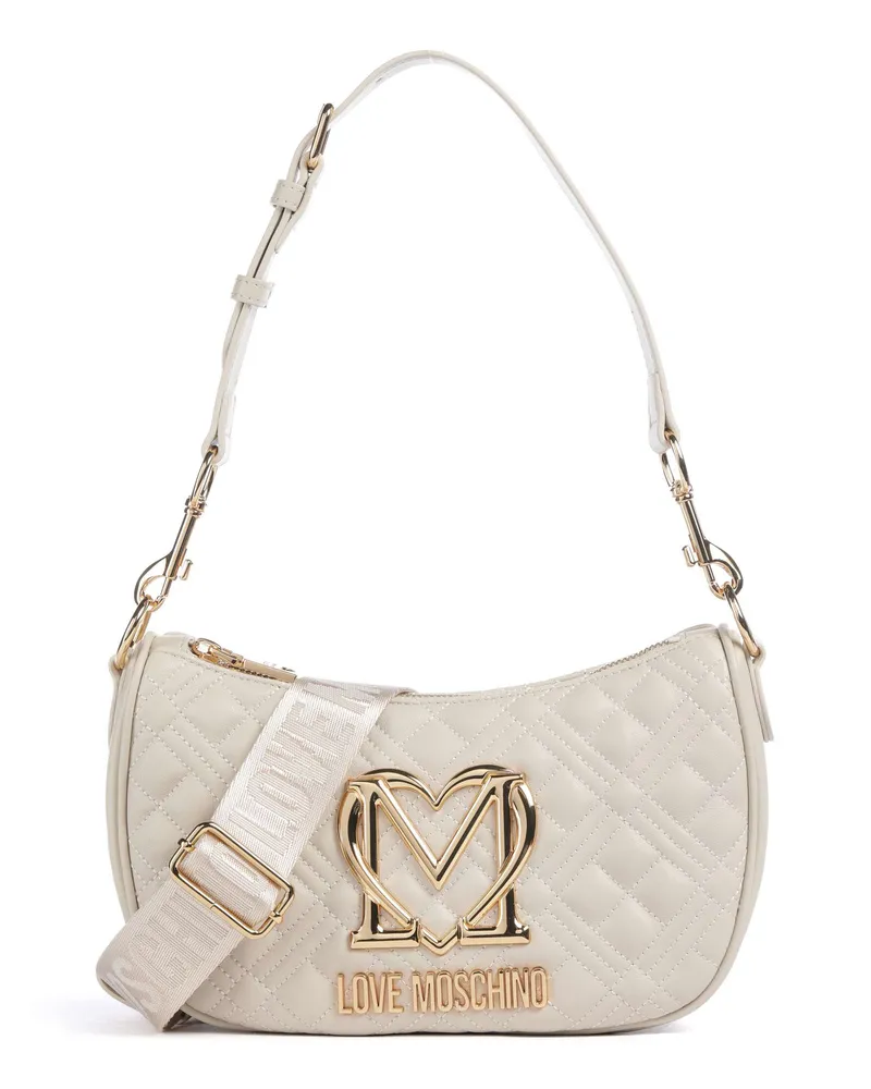 Moschino Schultertasche Allure in elfenbein Beige