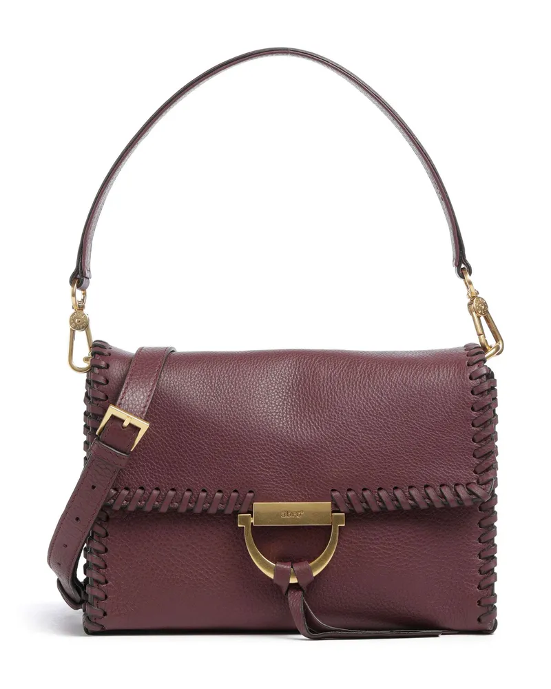 Abro Schultertasche Dalia Temi Stitch in rot Rot