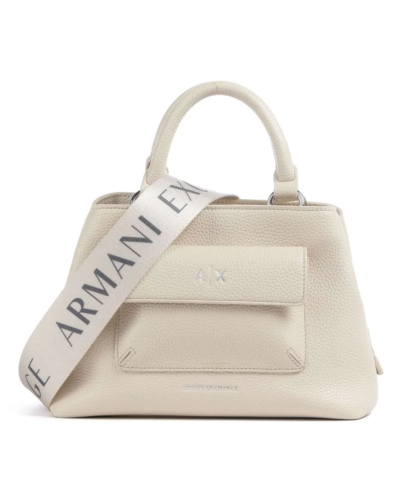 Armani Exchange Handtasche Nicole S in elfenbein Beige