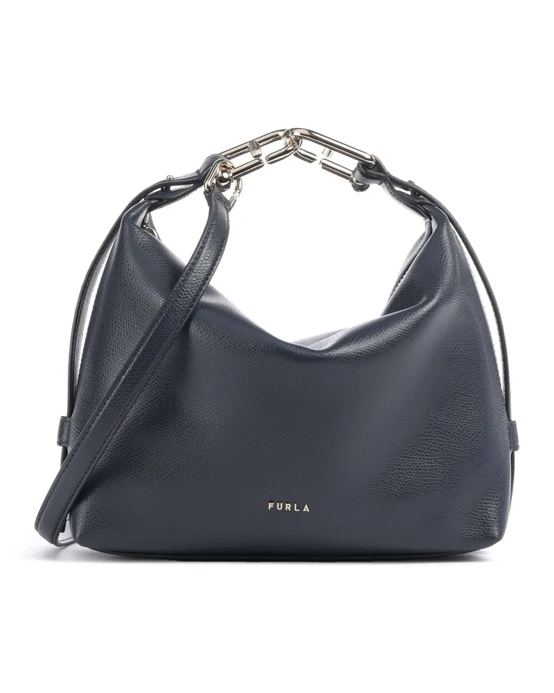 Furla Schultertasche Tonie Mini in blau Blau