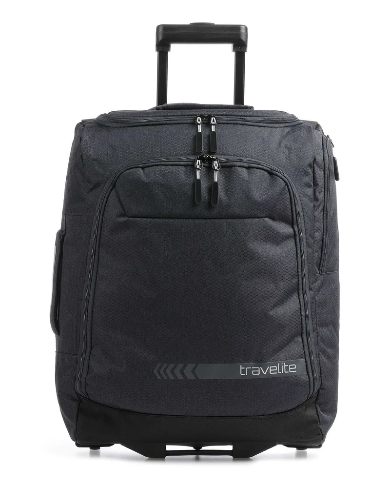 Travelite Rollenreisetasche Kick Off in schwarz Schwarz