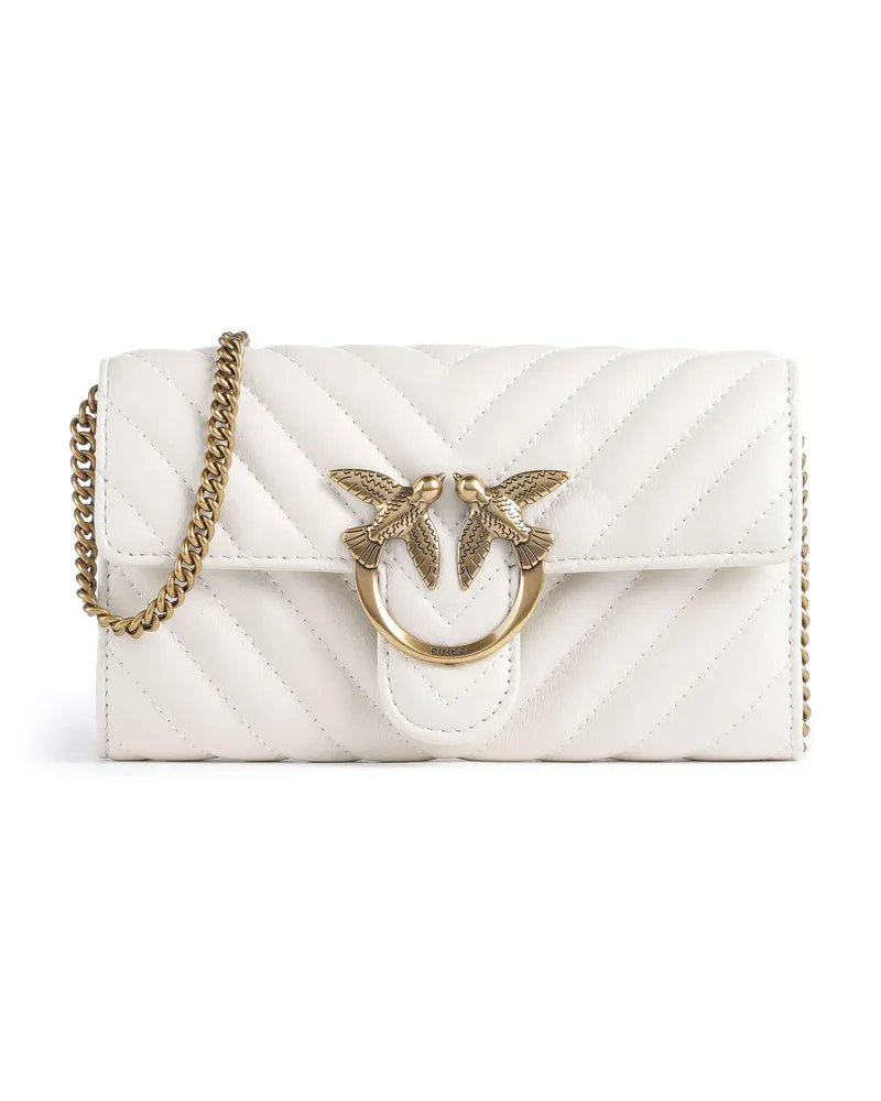 Pinko Geldbörse Love One in weiß Weiß