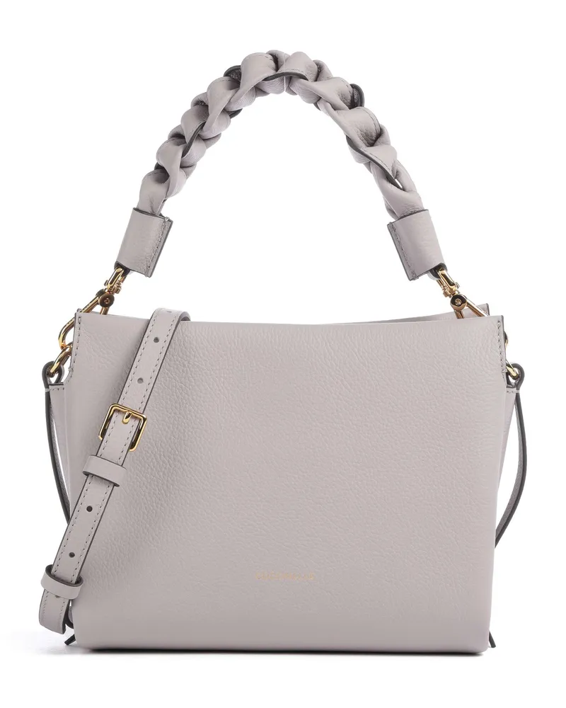 Coccinelle Schultertasche Boheme Grana Double in grau Grau