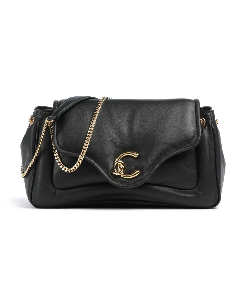 Coccinelle Schultertasche C-Me Fluffy in schwarz Schwarz