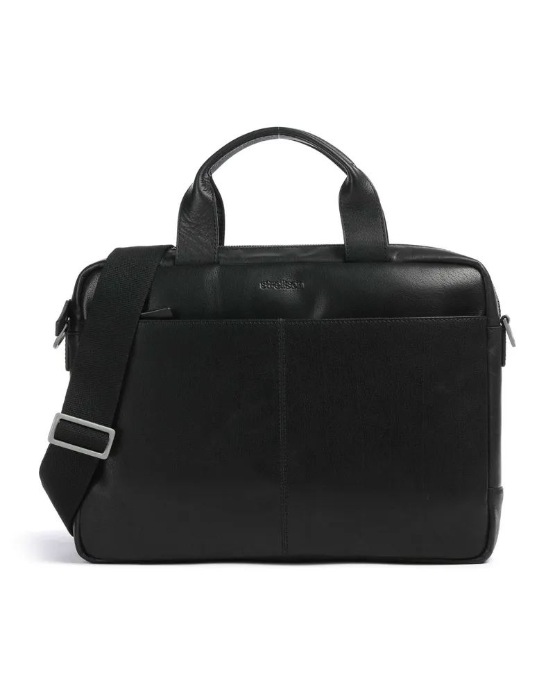 Strellson Aktentasche Abbey in schwarz Schwarz