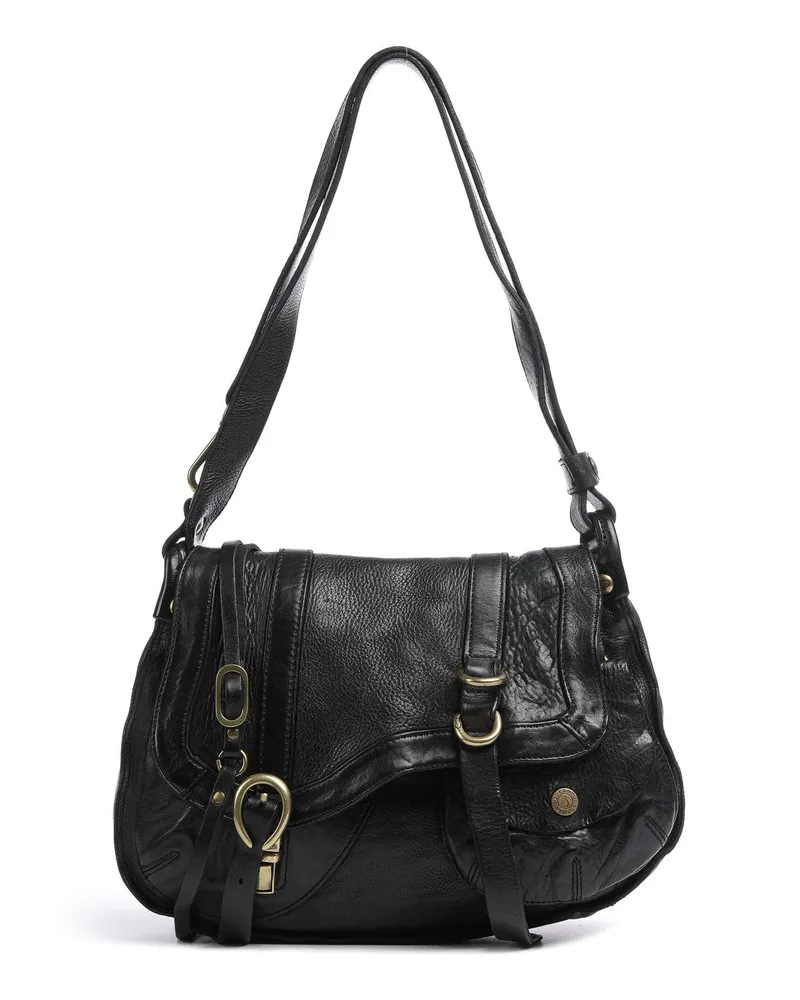 Campomaggi Schultertasche in schwarz Schwarz