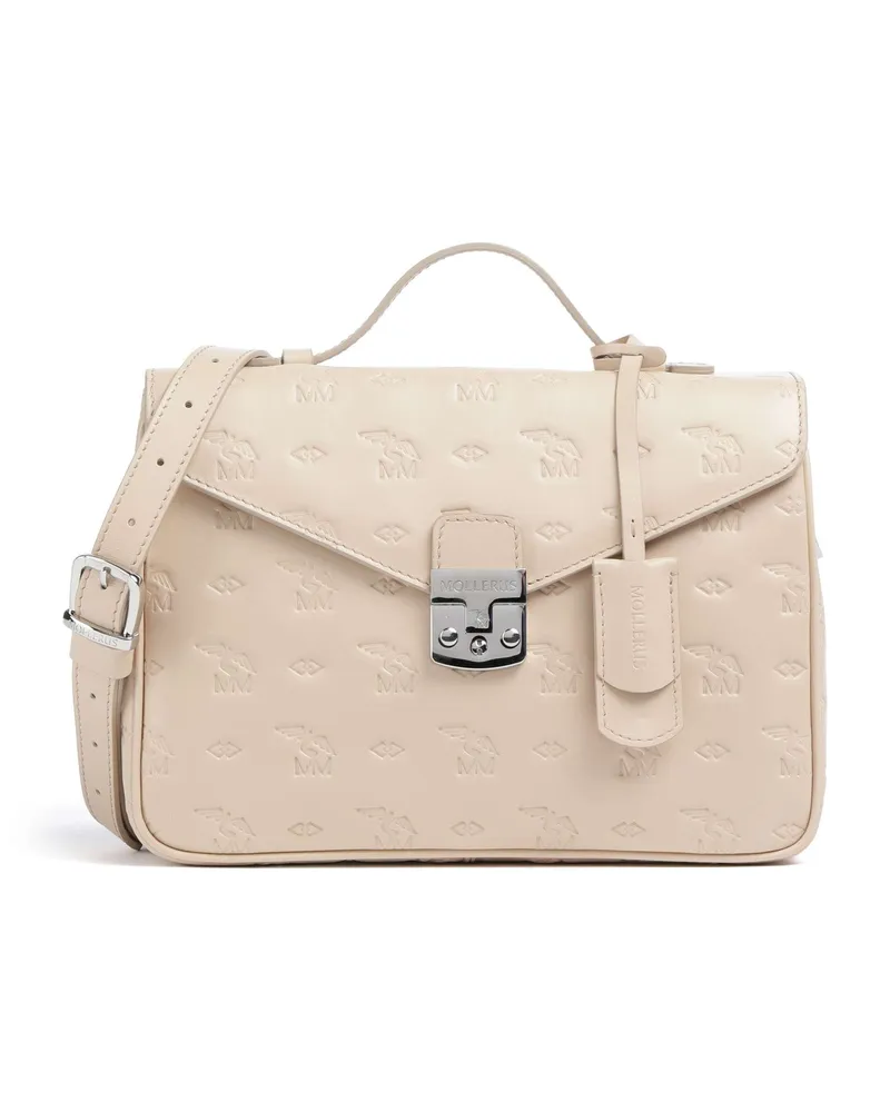 Maison Mollerus Handtasche Stampato Marly in beige Beige