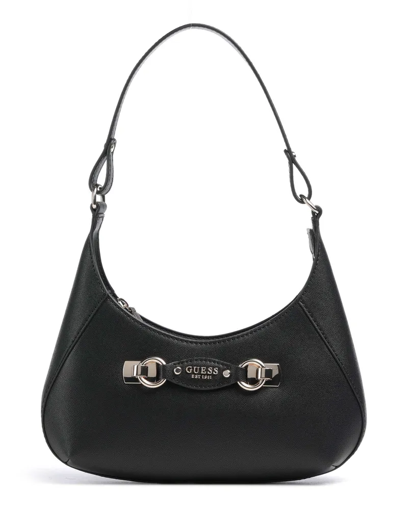 Guess Schultertasche Mimina in schwarz Schwarz