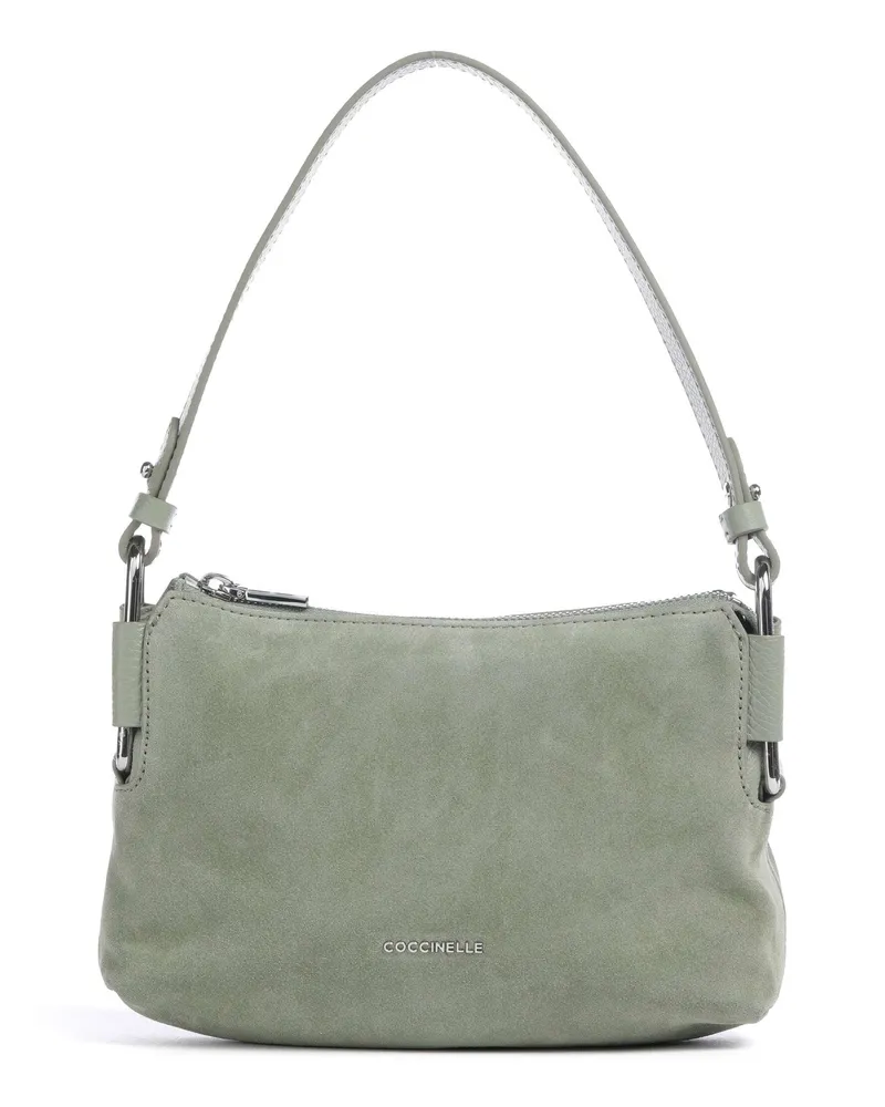 Coccinelle Schultertasche Rebekka Suede in grau Grau