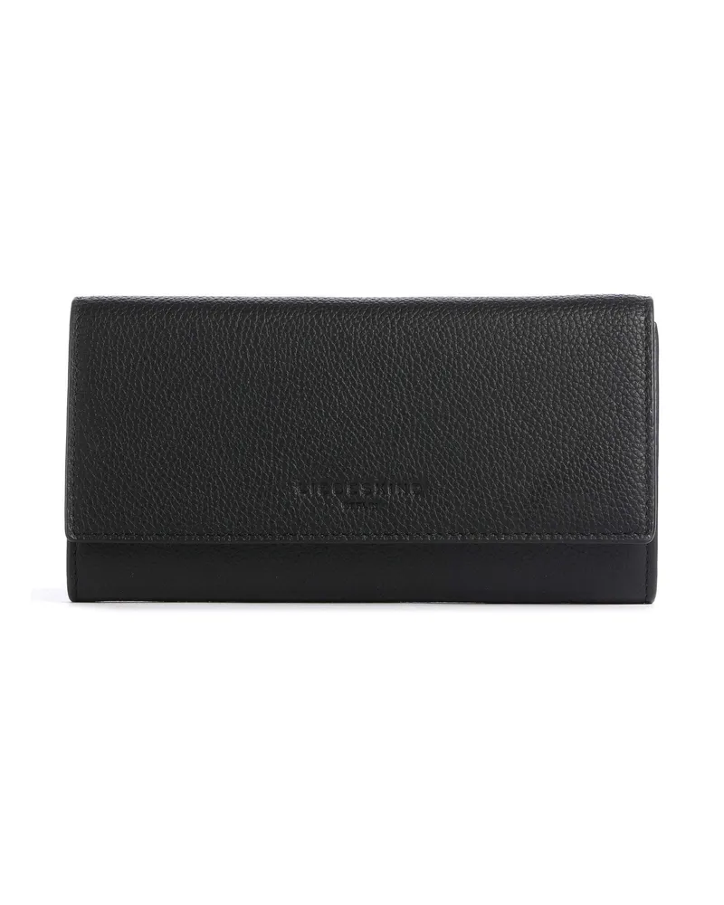 Liebeskind Geldbörse Lora Valentina Small Pebble in schwarz Schwarz