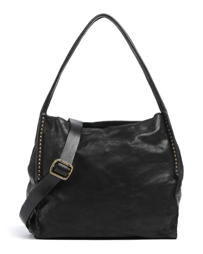 Campomaggi Beuteltasche in schwarz Schwarz