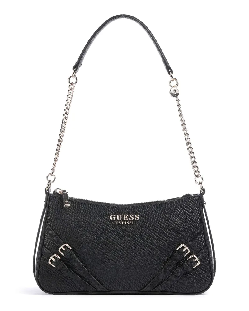 Guess Schultertasche Bramina in schwarz Schwarz