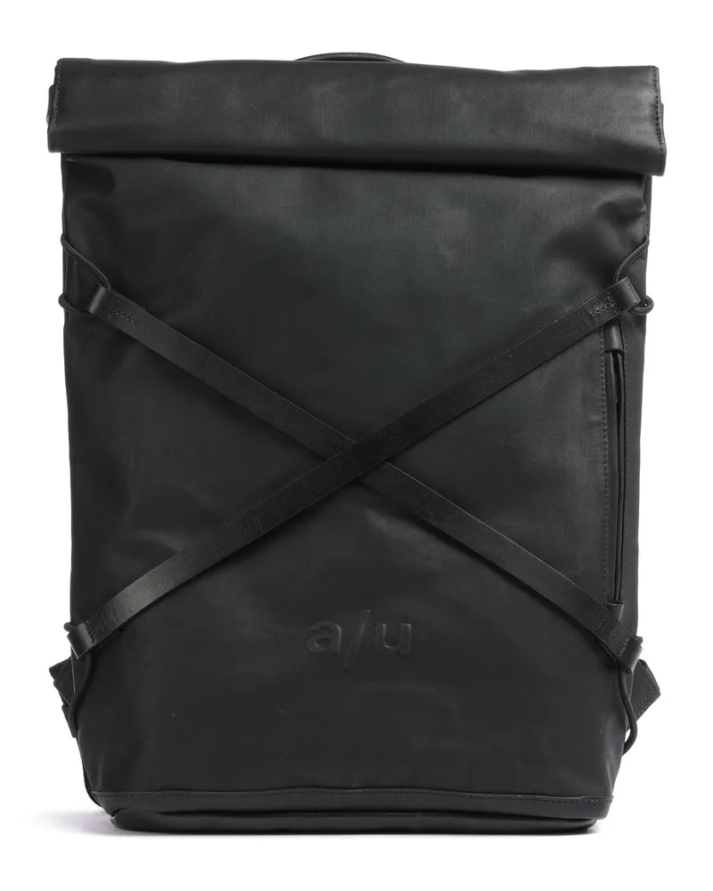 Aunts & Uncles Rolltop Rucksack Japan Osaka in schwarz Schwarz