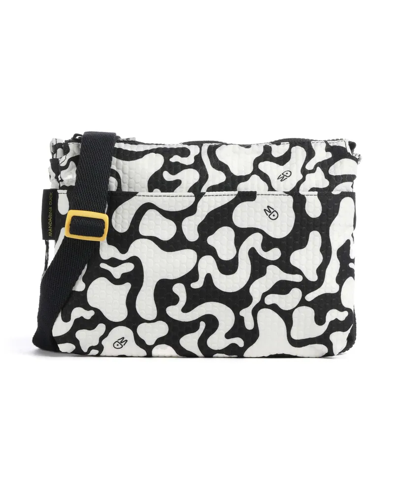 Mandarina Duck Umhängetasche Revival Moire in schwarz Schwarz