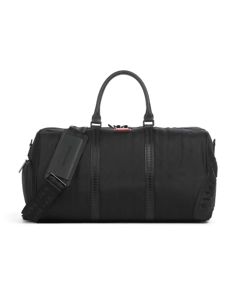 Sprayground Weekender Printed Zipper Shark in schwarz Schwarz