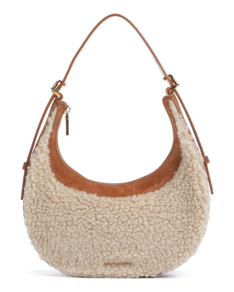 Coccinelle Beuteltasche Whisper in beige Beige