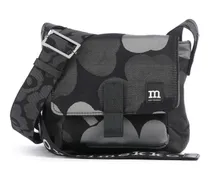 Umhängetasche Unikko Mini in schwarz