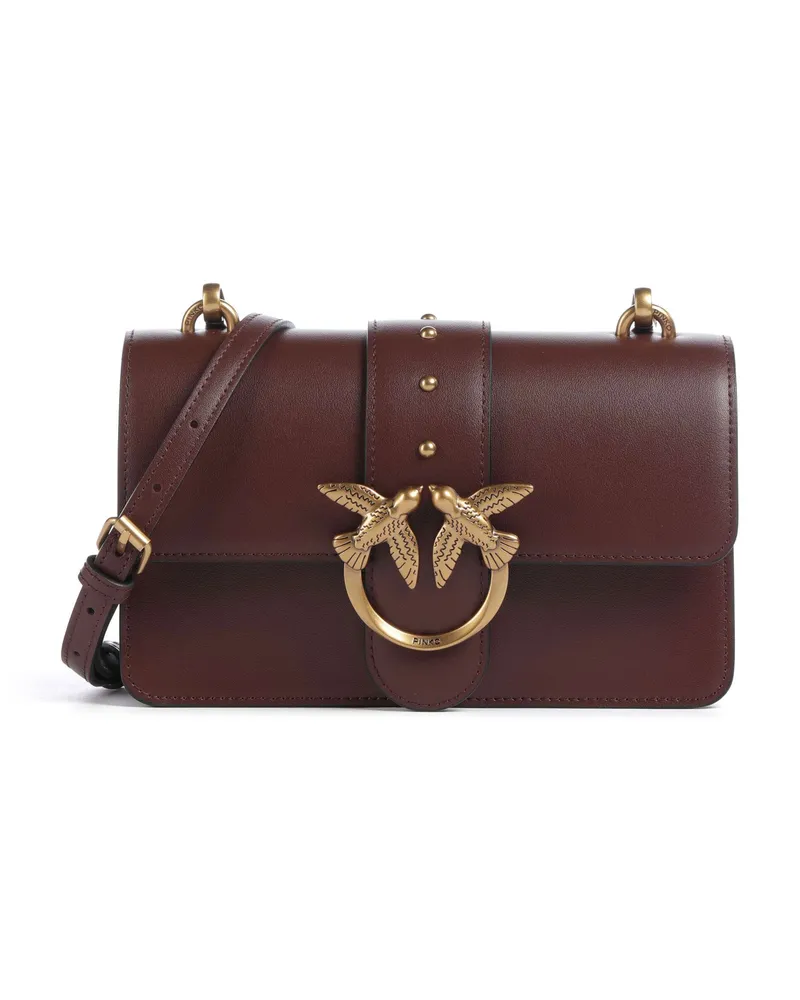 Pinko Umhängetasche Love One Mini in rot Rot