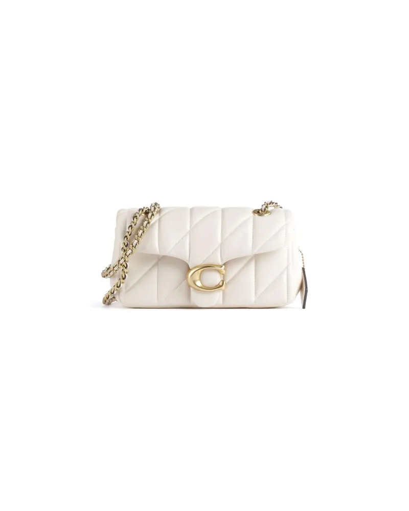 Coach Tabby 20 Schultertasche elfenbein Beige