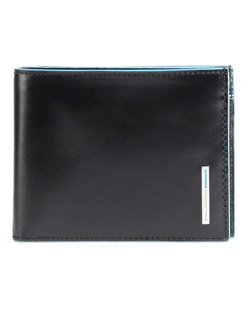Piquadro Geldbörse Blue Square RFID in schwarz Schwarz
