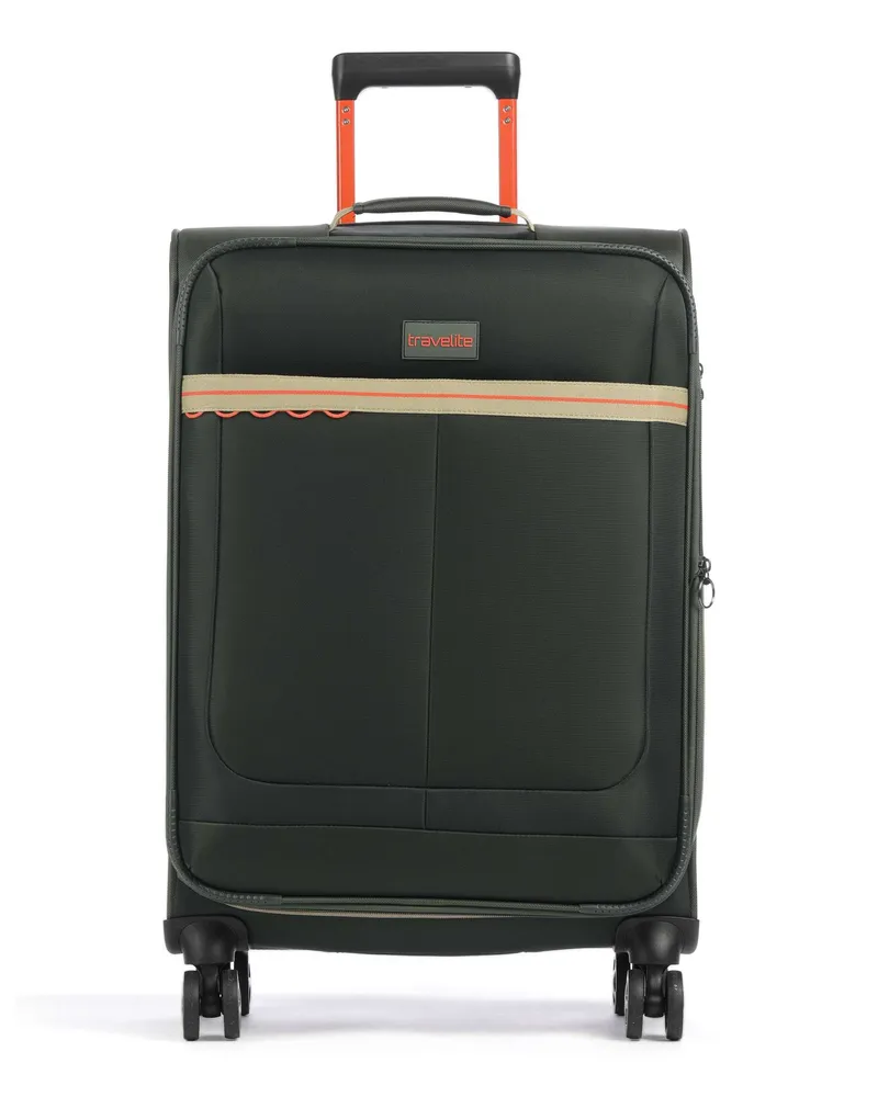 Travelite 4-Rollen Trolley Color Craze in oliv Oliv