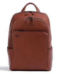 Piquadro Black Square Laptop-Rucksack cognac Braun