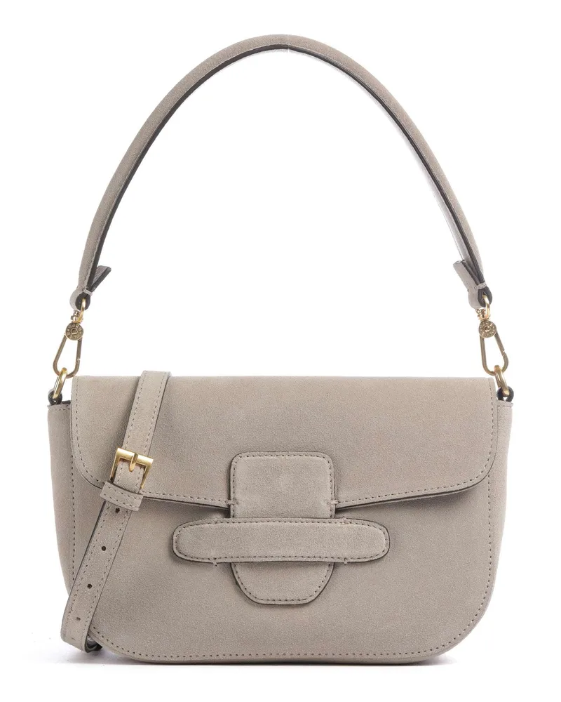 Abro Schultertasche Suede Camilla in beige Beige
