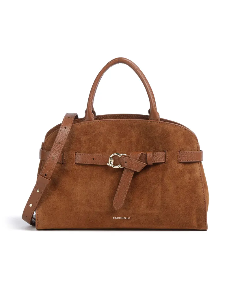 Coccinelle Handtasche Sabine Suede in braun Braun