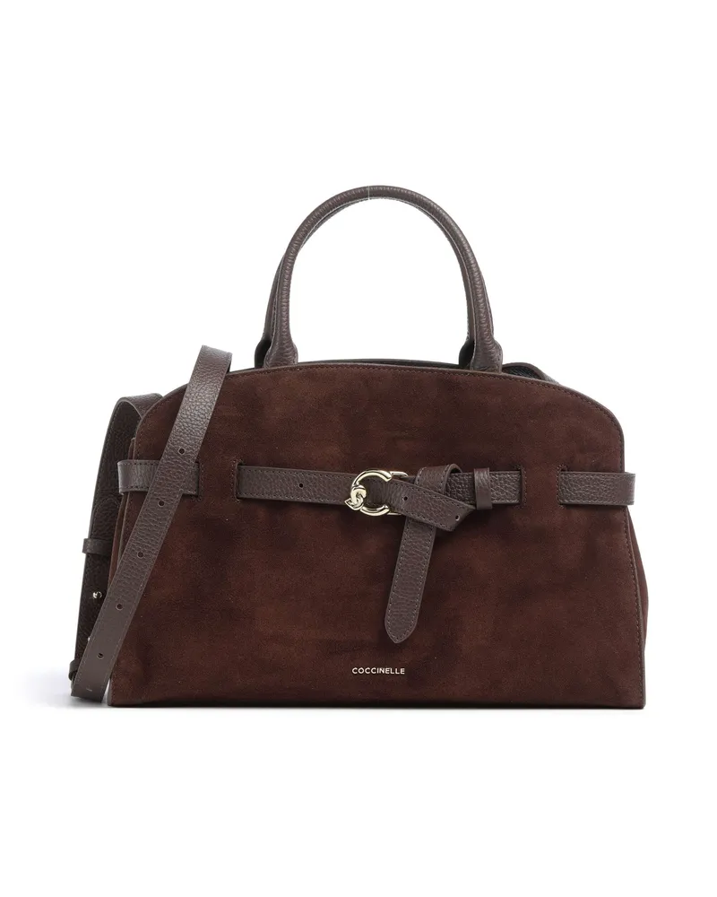 Coccinelle Handtasche Sabine Suede in braun Braun