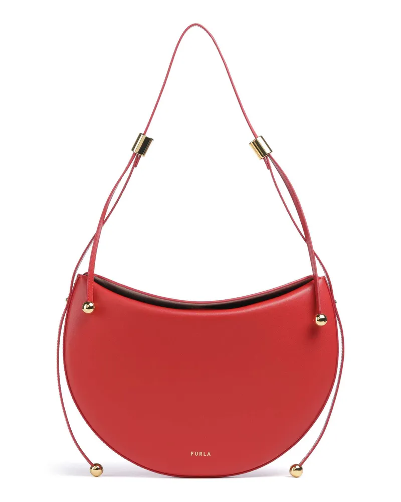 Furla Schultertasche Moonstone M in rot Rot