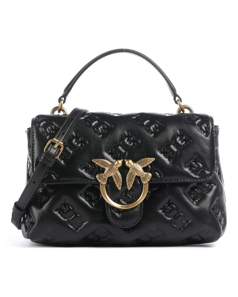 Pinko Handtasche Love Lady Puff Mini in schwarz Schwarz