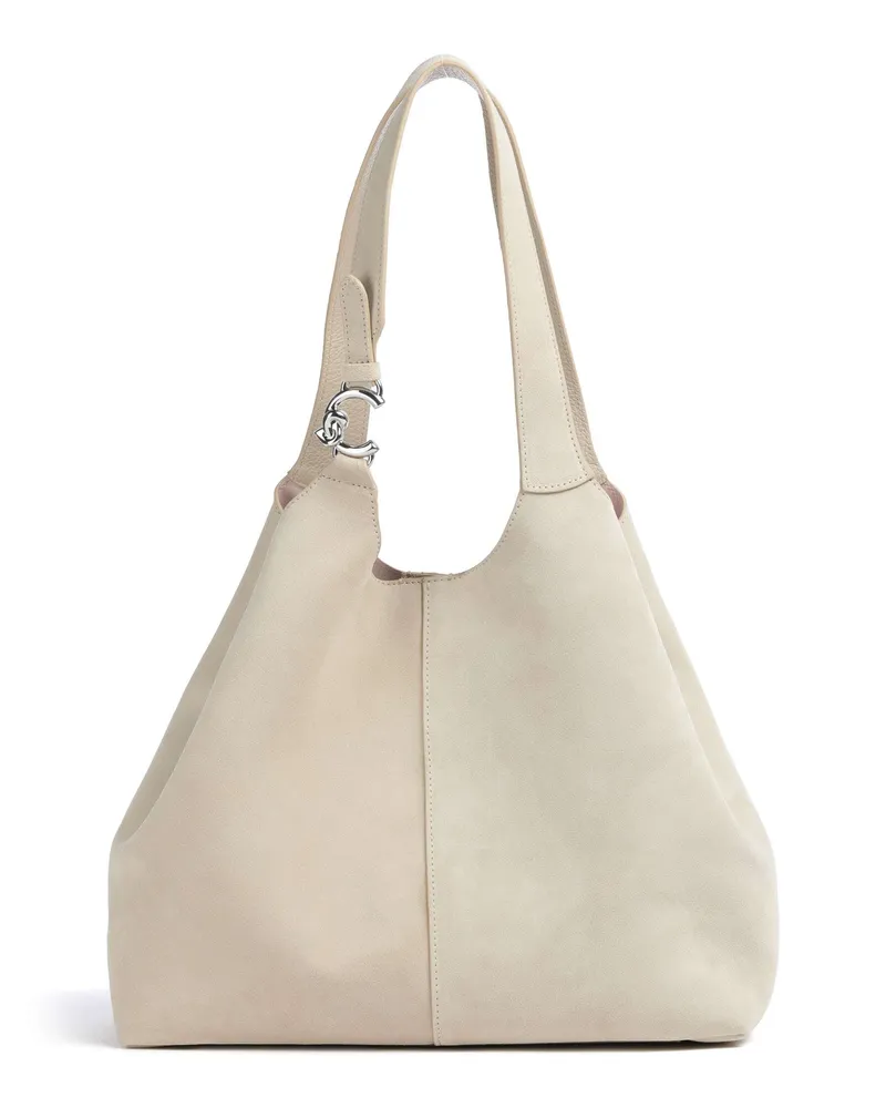 Coccinelle Beuteltasche C-Easy Suede in beige Beige