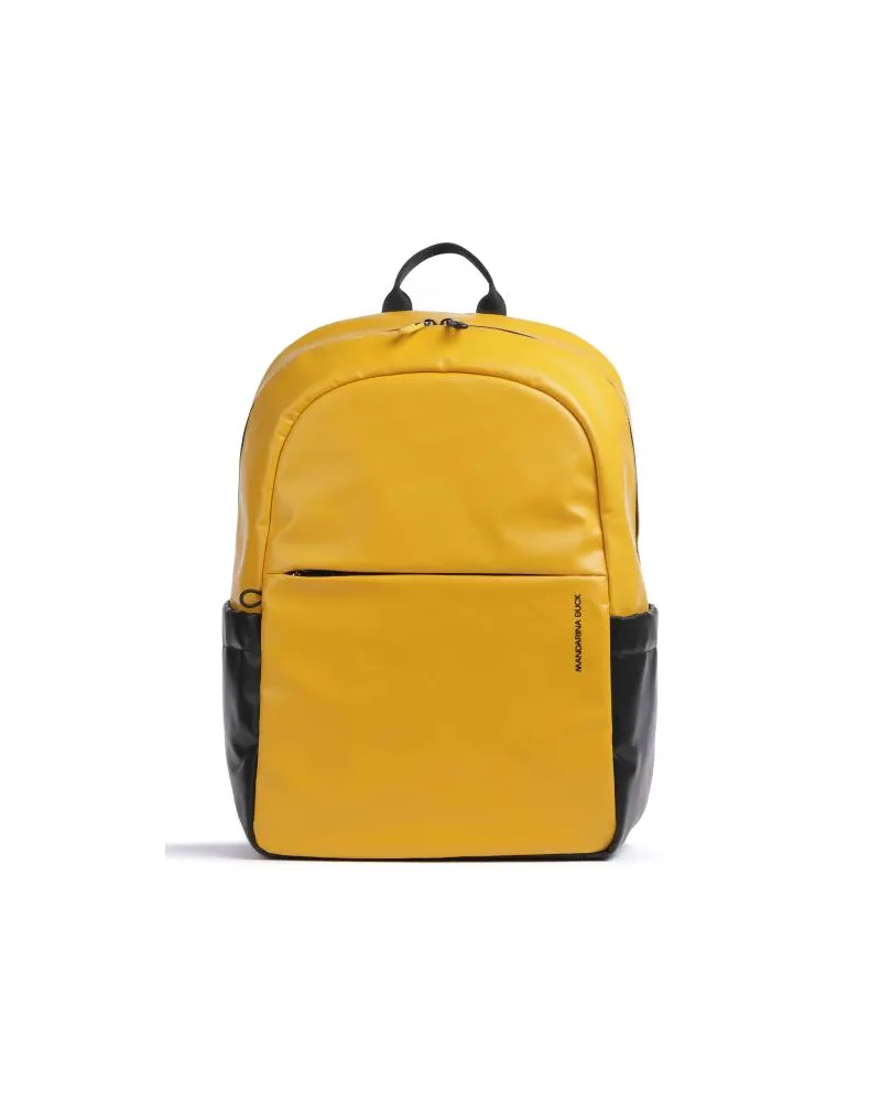 Mandarina Duck Eco Coated Laptop-Rucksack gelb Gelb