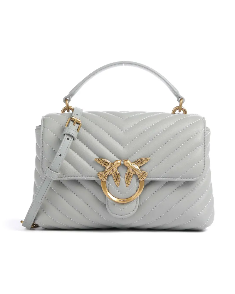 Pinko Handtasche Love Lady Puff Mini in grau Grau