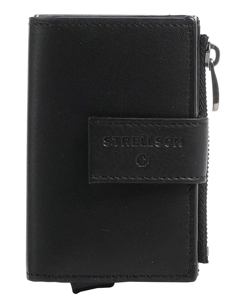 Strellson Kreditkartenetui Brick Lane C-Four RFID in schwarz Schwarz